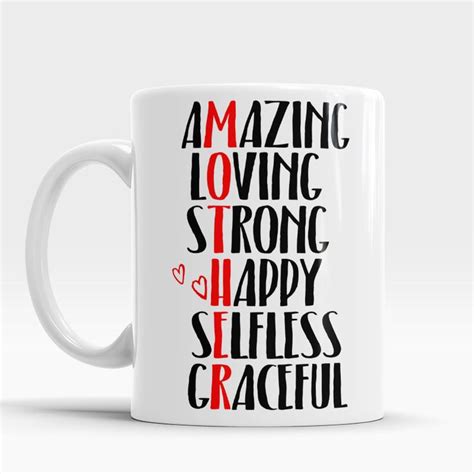 Amazing Mom Mug Mothers Coffee Mug Ts For Mom From Kids Mom Mug