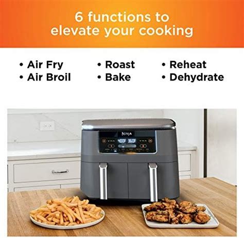 Ninja Dz Foodi Quart In Dualzone Basket Air Fryer With