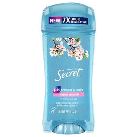 Save On Secret Antiperspirant Deodorant Cherry Blossom Clear Gel Order