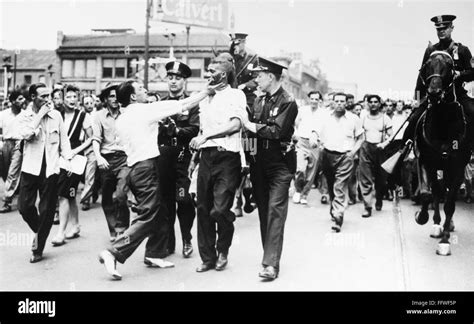 Detroit Riot Npolice Officers Half Heartedly Protecting A Black