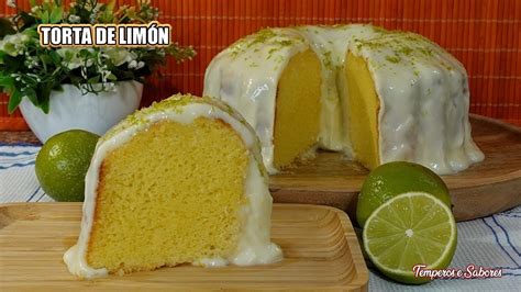 LA MEJOR TORTA DE LIMÓN CON COBERTURA DE LECHE CONDENSADA ESPONJOSA