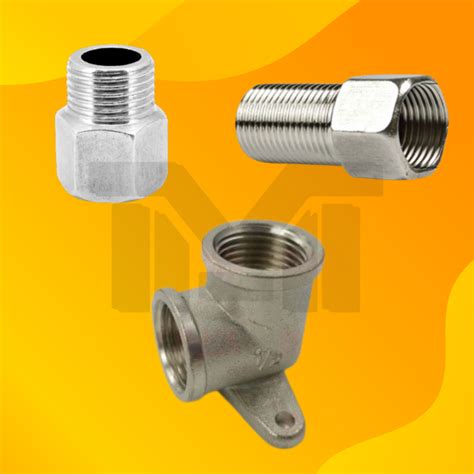 Stainless Steel Faucet Or Sink Pipe Connector Penyambung Kepala Paip