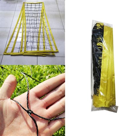 Volleyball Net Four Sided Pe Durable Cross Volley Grandado