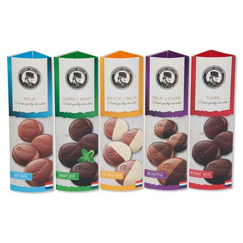 Chocolate Pastilles in 5 flavors