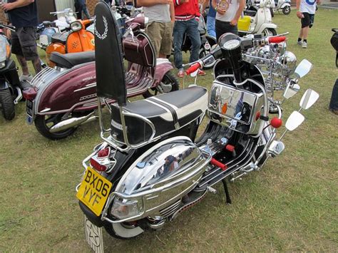 Custom 60s Mod Style Vespa PX Nottingham UK