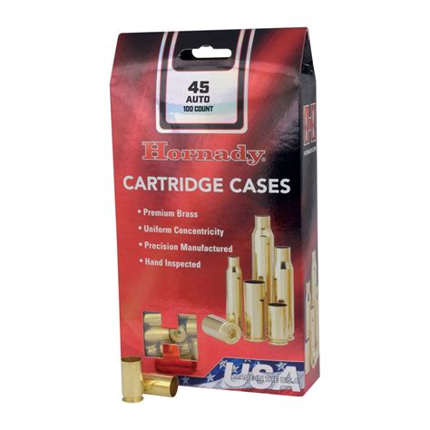 Hornady Nosler Unprimed Brass Case Brownells