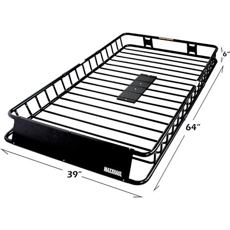 Avitec, Heavy-Duty Universal Steel Roof Rack, Color Black, Material