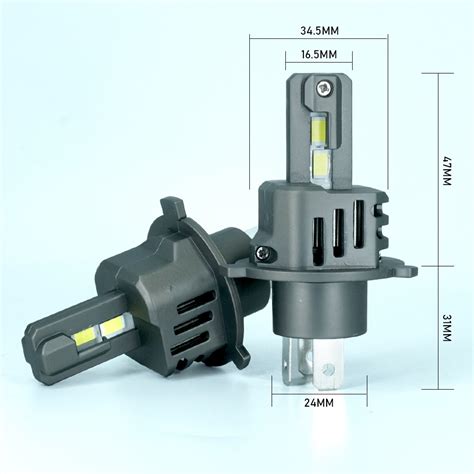 一體式 LED汽車大燈 無線款 內置驅動 H4 H11 9005 9006 9012 H7 直插式 LED大燈 蝦皮購物