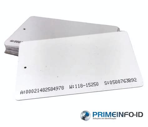 Cart O Proximidade Rfid Khz Primeinfo Id