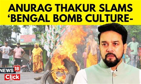 West Bengal Panchayat Election 2023 Anurag Thakur Hits Out At Mamata