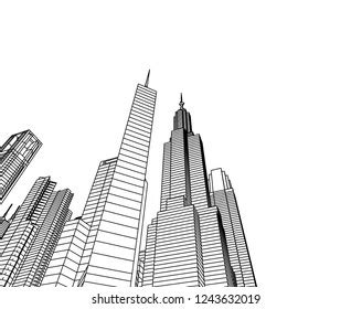 City 3d Illustration Stock Vector (Royalty Free) 1243632019 | Shutterstock