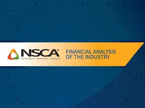 NSCA Reports Findings In New Financial Analysis Of The Industry