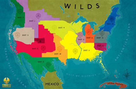 Official Accurate Panem Map - Sibyl Dulciana