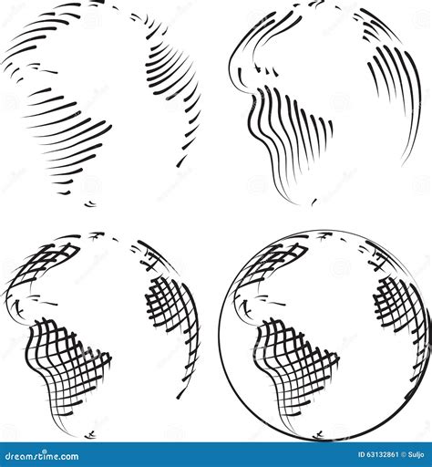 Simple World Map World Map Outline Rough Sketch Of Black World Map On