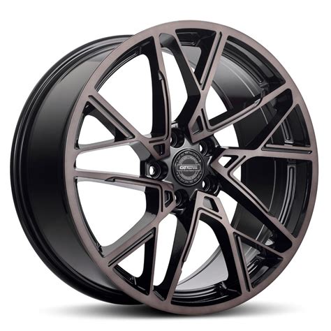 GT FORM INTERFLOW BLACK TINTED 19X8 5 5X112 WHEEL WHEEL CNC Wheels