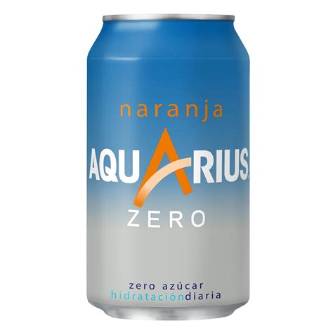 Bebida Isot Nica Aquarius Zero Sabor Naranja Lata Cl Aquarius