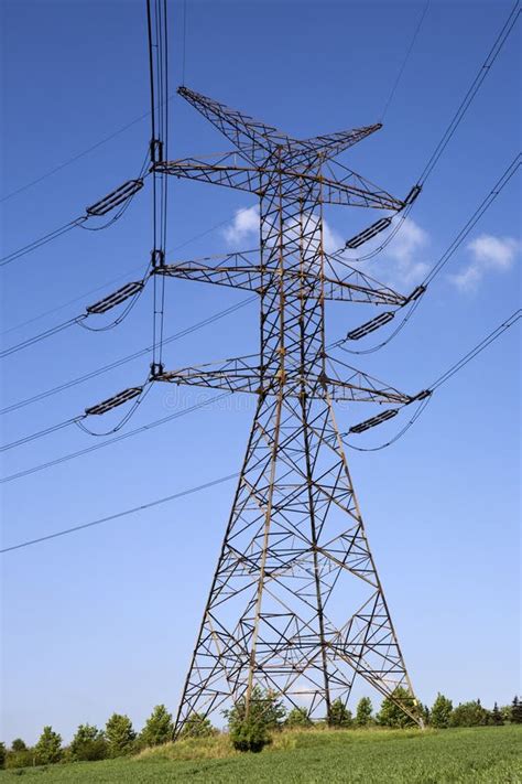 Electricity Pylon Stock Image Image Of Urban Connection