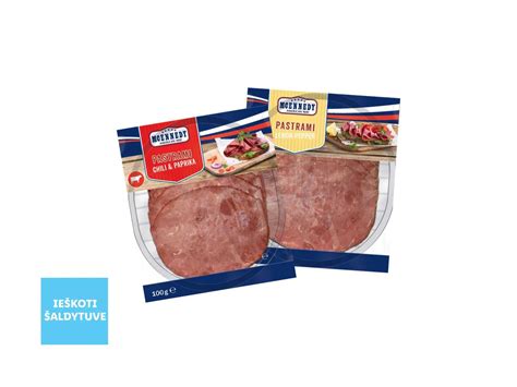 „virtas Jautienos Kumpis „pastrami Parduotuvėje „lidl Mazumalt