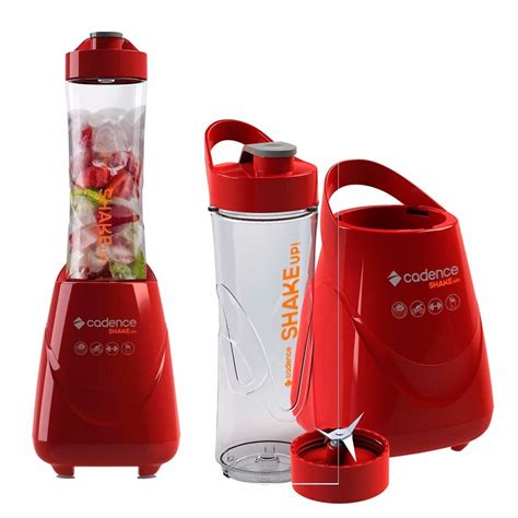 Liquidificador Cadence Blender Shake Up Bld Vermelho Em Promo O