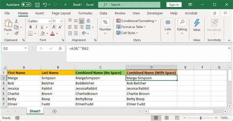 How To Combine Two Columns In Microsoft Excel Quick And Easy Method