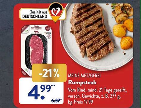 Meine Metzgerei Rumpsteak Angebot Bei Aldi Sud