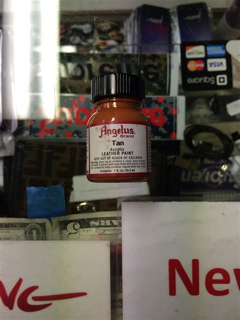 Angelus Tan Acrylic Leather Paint 1 Fl Oz Jwong Boutique