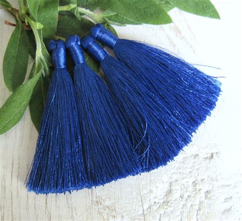 Royal Blue Silky Tassel High Quality Tassel Blue Tassel Mala