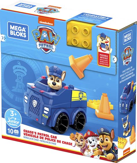 Mega Bloks PAW Patrol La Pat Patrouille Véhicule De Police De Chase