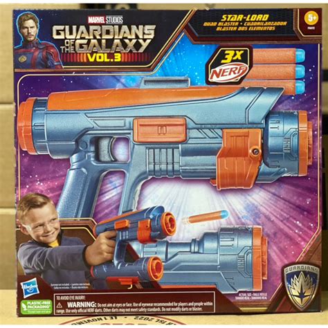 【超萌行銷】現貨 賠售 孩之寶 Nerf 漫威 星際異攻隊 3 星爵 Star Lord 發射器 蝦皮購物