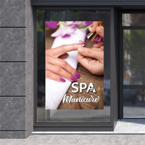 Window Decals – Nail Salon Spa Printing