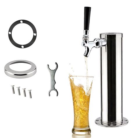 Faucets Draft Beer Tower Tap Single Faucet Stainless Steel Homebrew