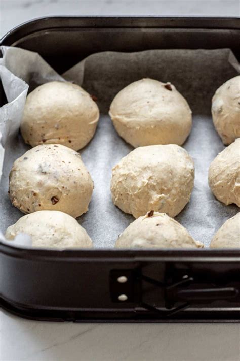 Sourdough Chocolate Chip Hot Cross Buns Home Grown Happiness