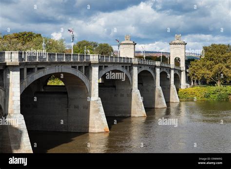 Market Street Bridge, Wilkes-Barre, Pennsylvania, USA Stock Photo - Alamy