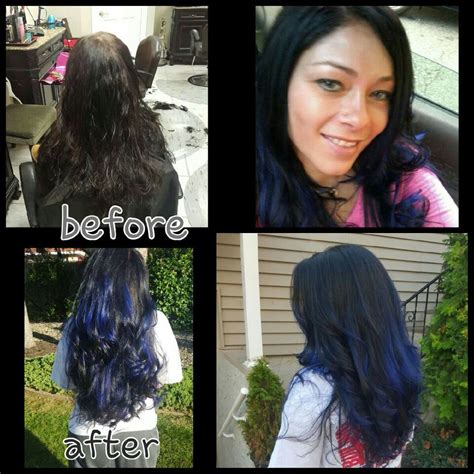 Black and blue violet hair color | Violet hair, Violet hair colors ...