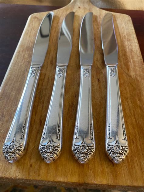 Set Of Rogers Bro International Silver Reinforced Plate Dinner