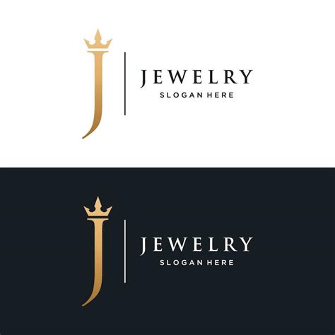 Luxury Vintage Jewelry Logo Template Design With Creative Idea With