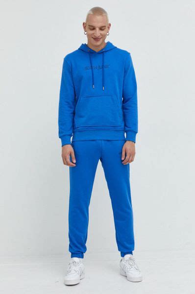 Puma Dres męski Puma individualRISE Tracksuit Electric B granatowo