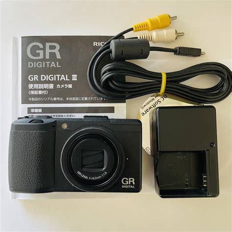 Richoh Gr Digital Iii リコー コンパクト デジタルカメラ コンデジリコー｜売買されたオークション情報、yahooの