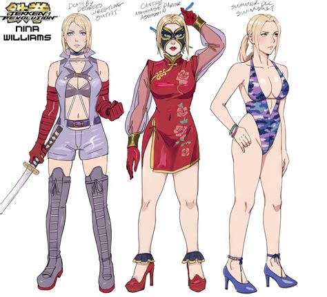 Nina Williams Tekken Revolution Character Sheet By Criticalart64 On