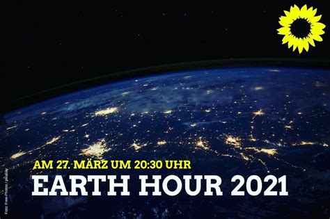 Earth Hour 2021 27 März um 20 30 Uhr Kreisverband Segeberg