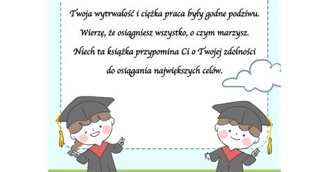 Wkładka do książki z dziećmi na zakończenie roku szkolnego