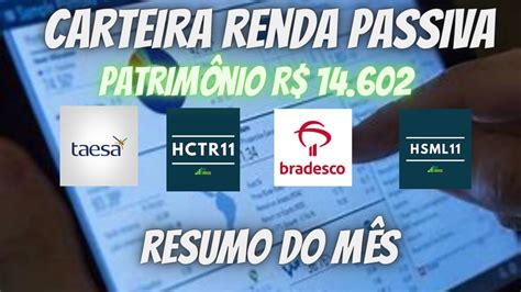 Carteira Rendapassiva Resumo Do M S Fundosimobiliarios Bradesco