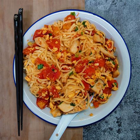 Tomato Egg Noodles Recipe