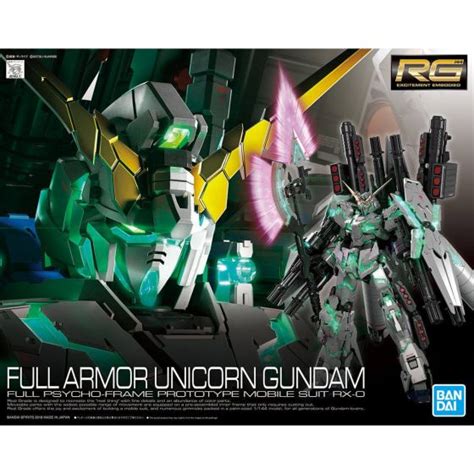 Bandai Mobile Suit Gundam Uc Real Grade Rg Full Armor Unicorn Gundam