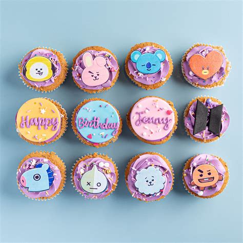 Bt21 Cupcakes Online Cupcake Delivery Singapore Bakers Brew