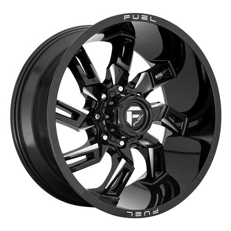 Fuel D747 Lockdown Rim 20x9 5x127 Offset 1 Gloss Black Milled Quantity