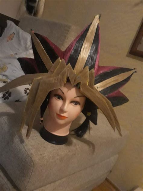 COSPLAY//DIY Yami Yugi's wig! Yu-gi-oh! Duel monsters | Anime Amino