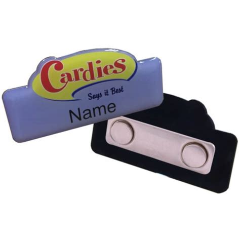 Custom Name Badge Magnet Clip Brandability