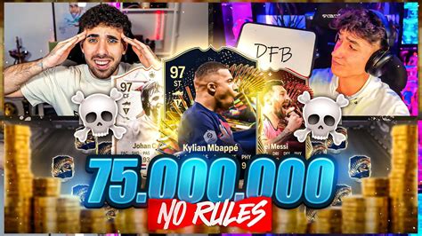 Kranker Bruch☠️😱 75 Mio Coins Keine Regeln Sbb🔥🔥 Ea Fc 24 Youtube