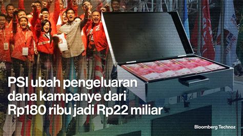 Psi Ubah Pengeluaran Kampanye Dari Rp Ribu Jadi Rp Miliar Youtube